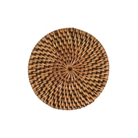 Bazar Bizar Rotan Onderzetter Colonial Naturel/Bruin Ø11 cm
