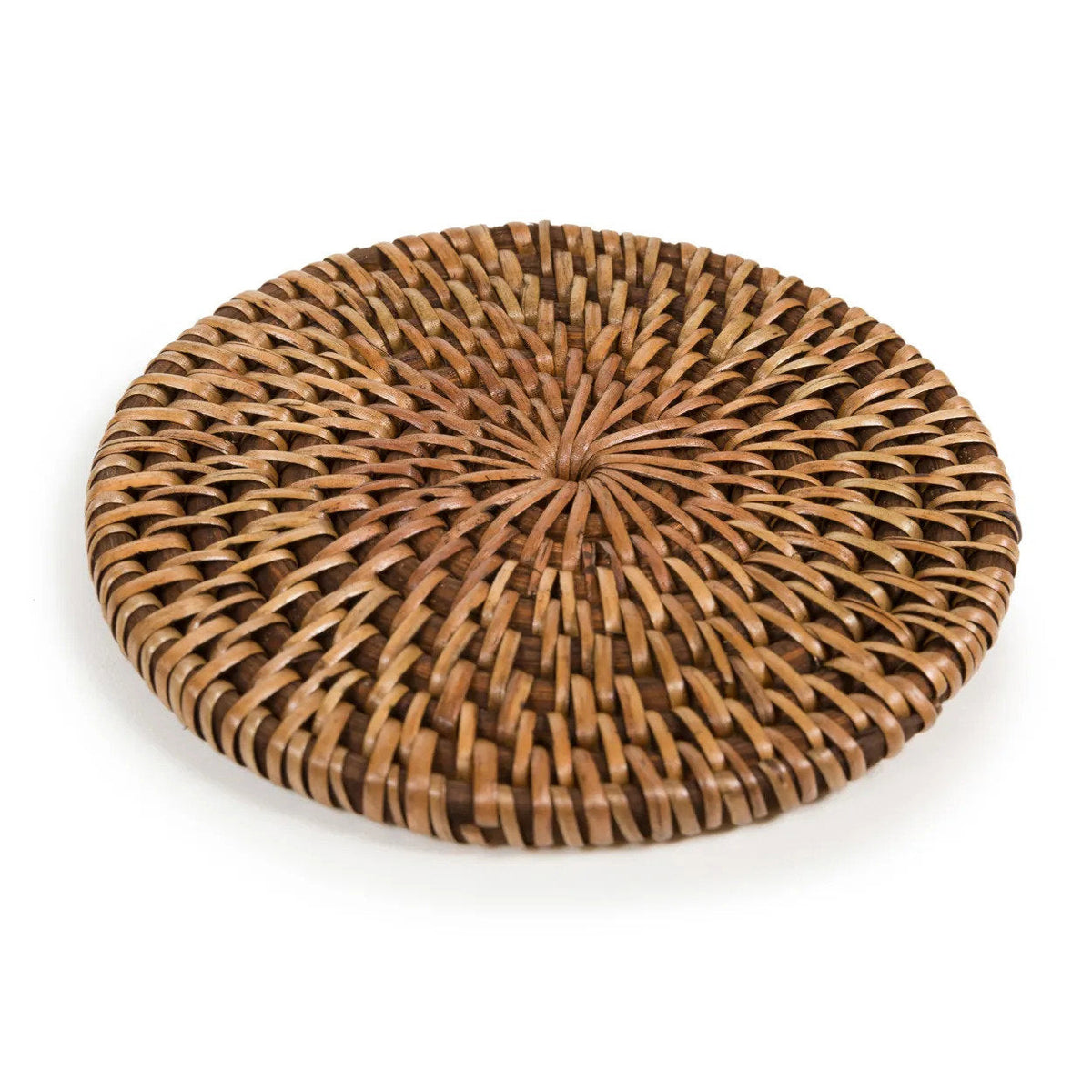 Bazar Bizar Rotan Onderzetter Colonial Naturel/Bruin Ø11 cm