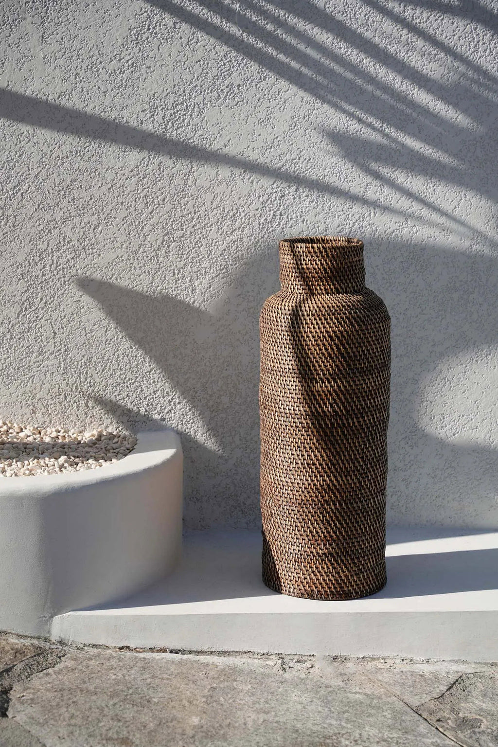 Bazar Bizar Rotan Parapluhouder Colonial Naturel/Bruin Ø24 x H67 cm