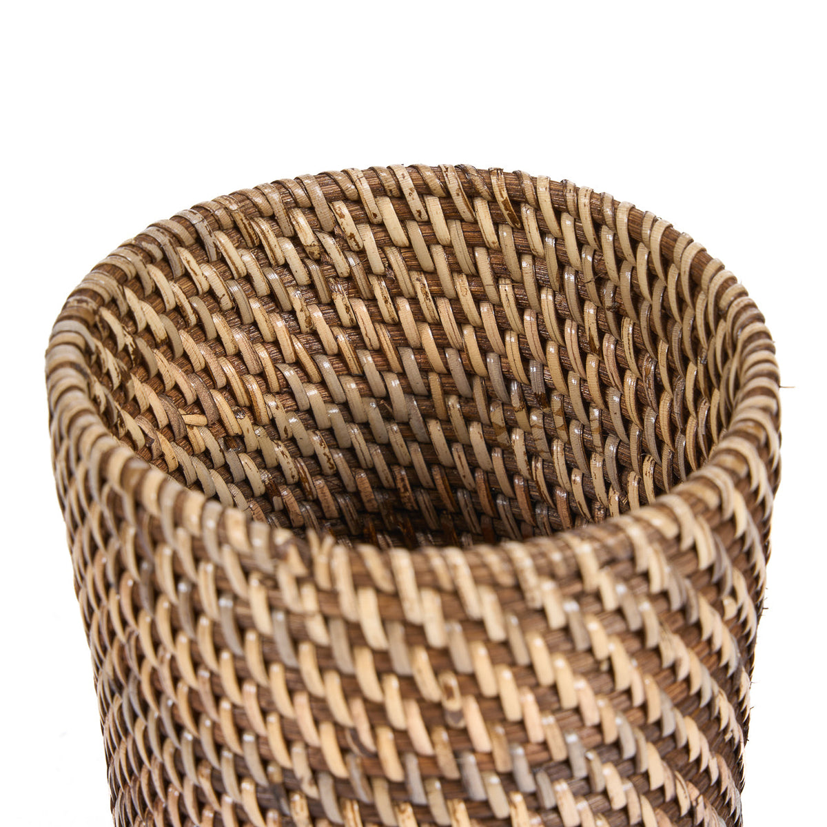 Bazar Bizar Rotan Bestekhouder Colonial Naturel/Bruin Ø11 x H17 cm