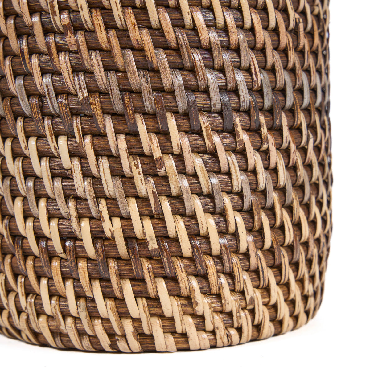 Bazar Bizar Rotan Bestekhouder Colonial Naturel/Bruin Ø11 x H17 cm