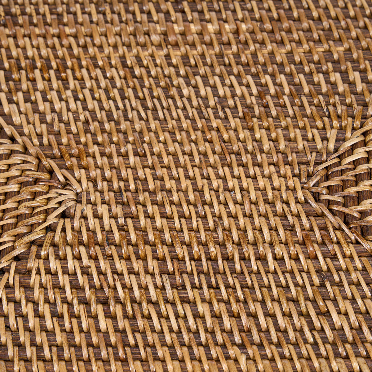 Bazar Bizar Rotan Placemat Colonial Rectangular Naturel/Bruin 40 x 30 cm