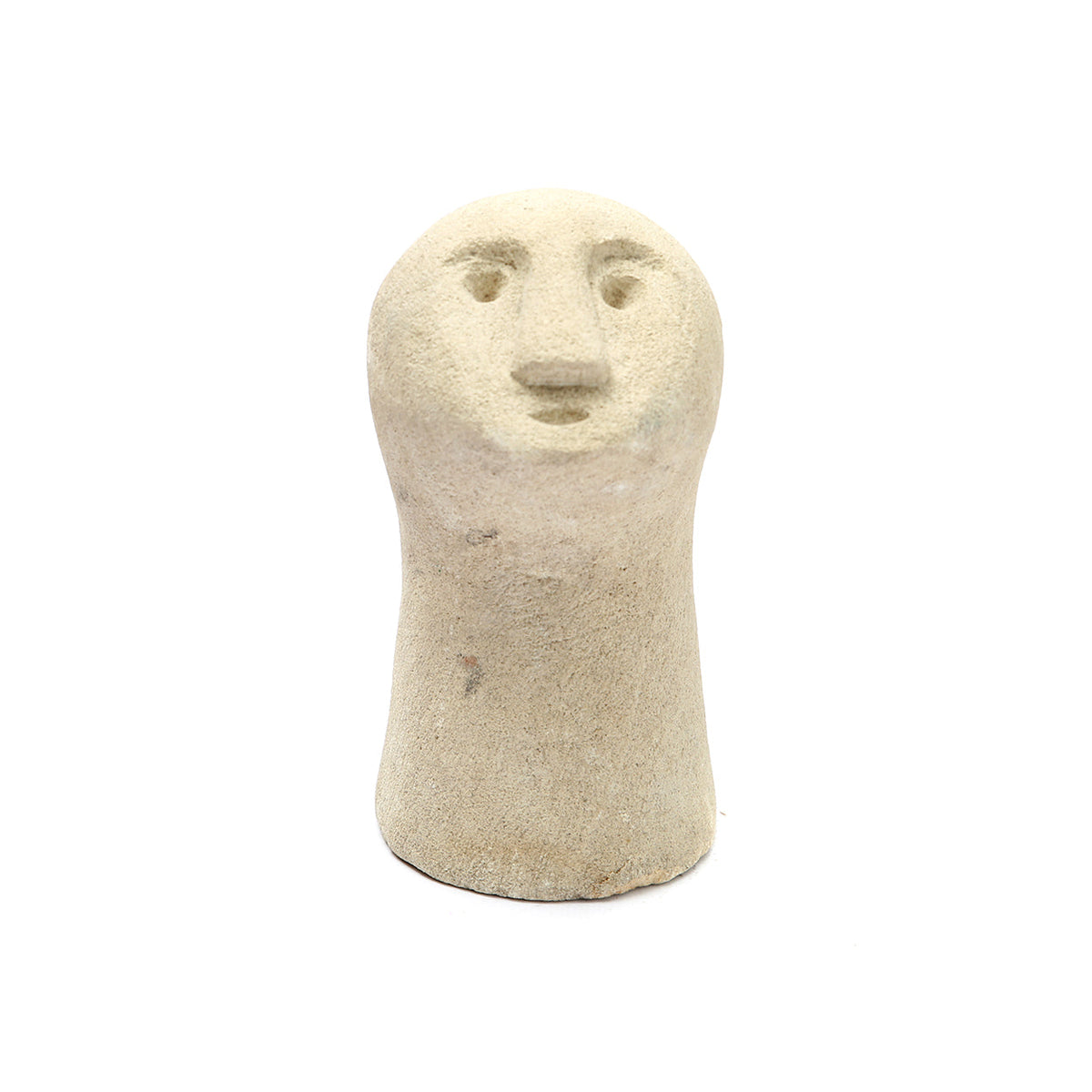 Bazar Bizar Zandstenen Sculptuur Sumba Naturel 8 x 8 x 17 cm