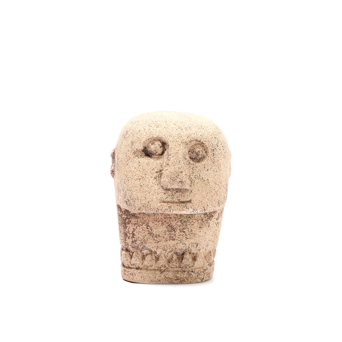 Bazar Bizar Zandstenen Sculptuur Sumba Naturel 10 x 10 x 9 cm