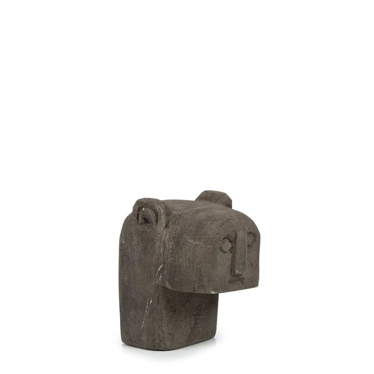 Bazar Bizar Zandstenen Sculptuur Sumba Grijs 6 x 7 x 9 cm