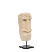 Bazar Bizar Zandstenen Sculptuur Sumba #21 On Stand Naturel 5 x 6 x 19 cm