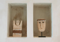 Bazar Bizar Zandstenen Sculptuur Sumba Naturel 9 x 5 x 17 cm