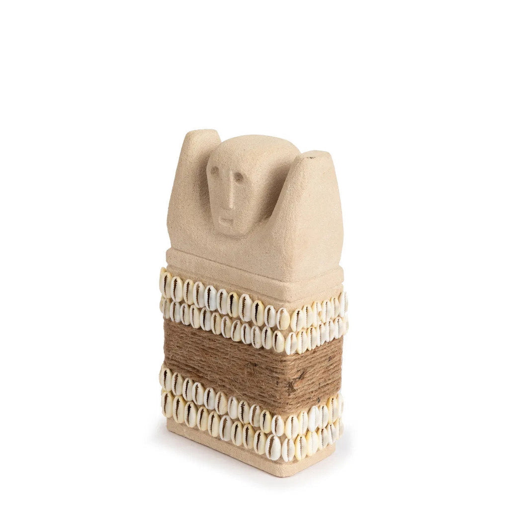 Bazar Bizar Zandstenen Sculptuur Sumba Naturel 9 x 5 x 17 cm
