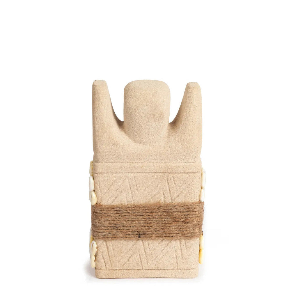 Bazar Bizar Zandstenen Sculptuur Sumba Naturel 9 x 5 x 17 cm