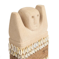 Bazar Bizar Zandstenen Sculptuur Sumba Naturel 9 x 5 x 17 cm