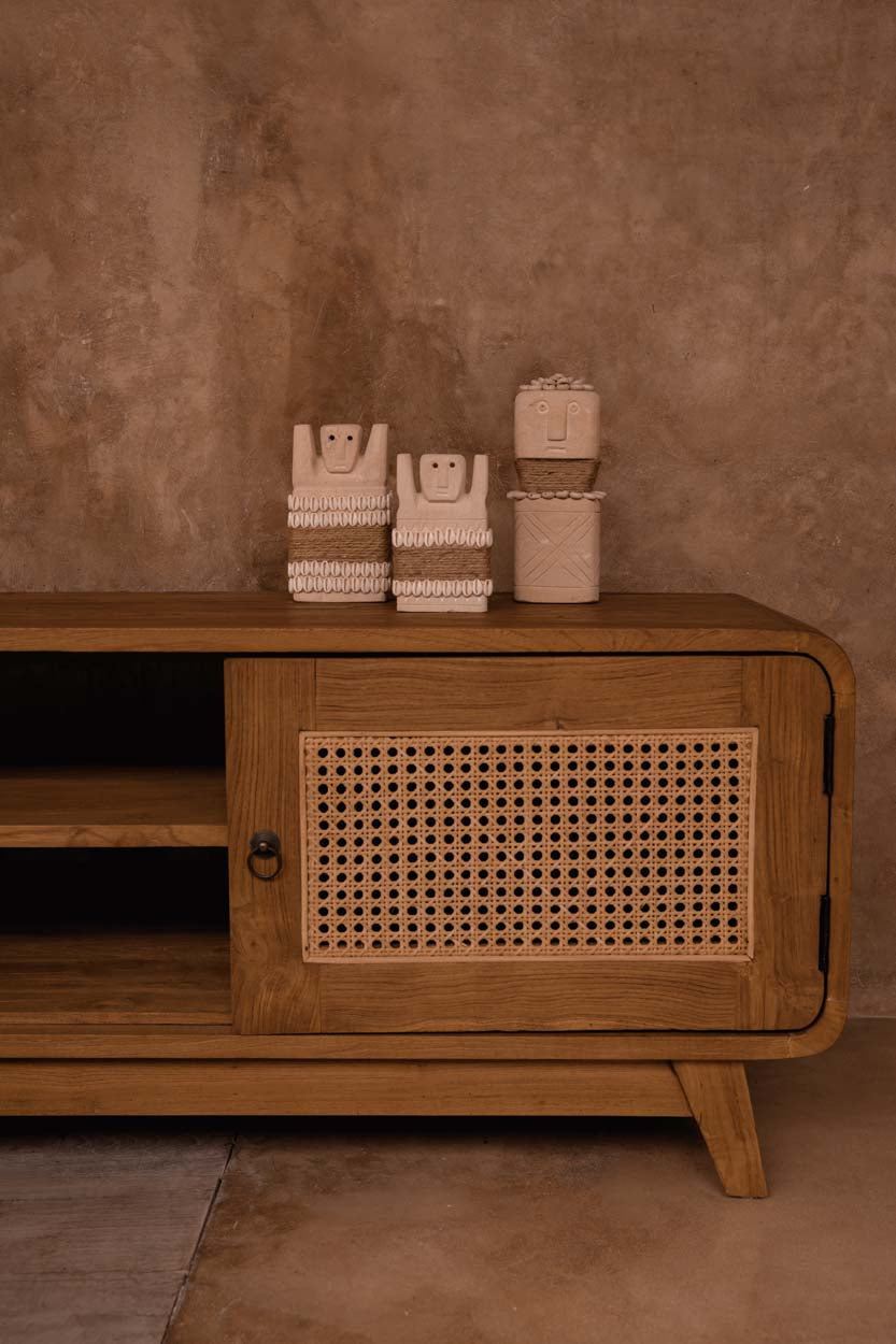 Bazar Bizar Zandstenen Sculptuur Sumba Naturel 8 x 4 x 14 cm