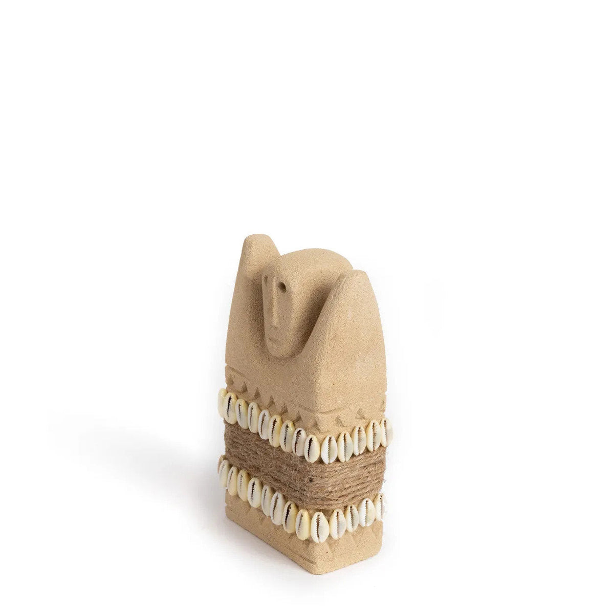 Bazar Bizar Zandstenen Sculptuur Sumba Naturel 8 x 4 x 14 cm
