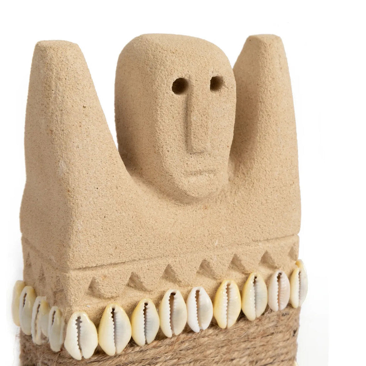 Bazar Bizar Zandstenen Sculptuur Sumba Naturel 8 x 4 x 14 cm