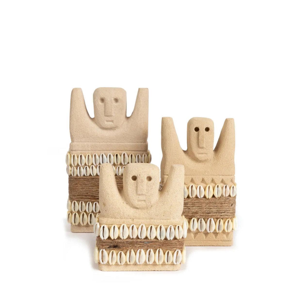 Bazar Bizar Zandstenen Sculptuur Sumba Naturel 9 x 4 x 10 cm
