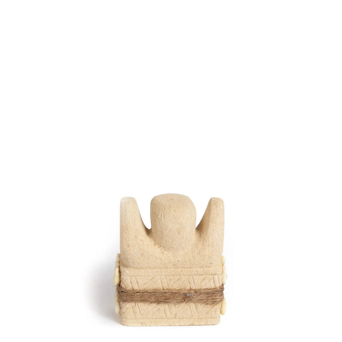 Bazar Bizar Zandstenen Sculptuur Sumba Naturel 9 x 4 x 10 cm