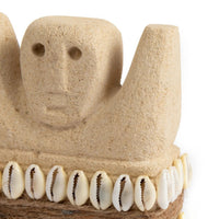 Bazar Bizar Zandstenen Sculptuur Sumba Naturel 9 x 4 x 10 cm
