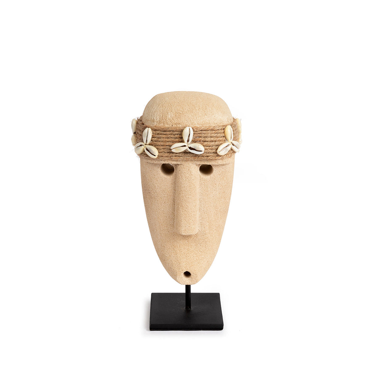 Bazar Bizar Zandstenen Sculptuur Sumba Naturel 6 x 5 x 19 cm