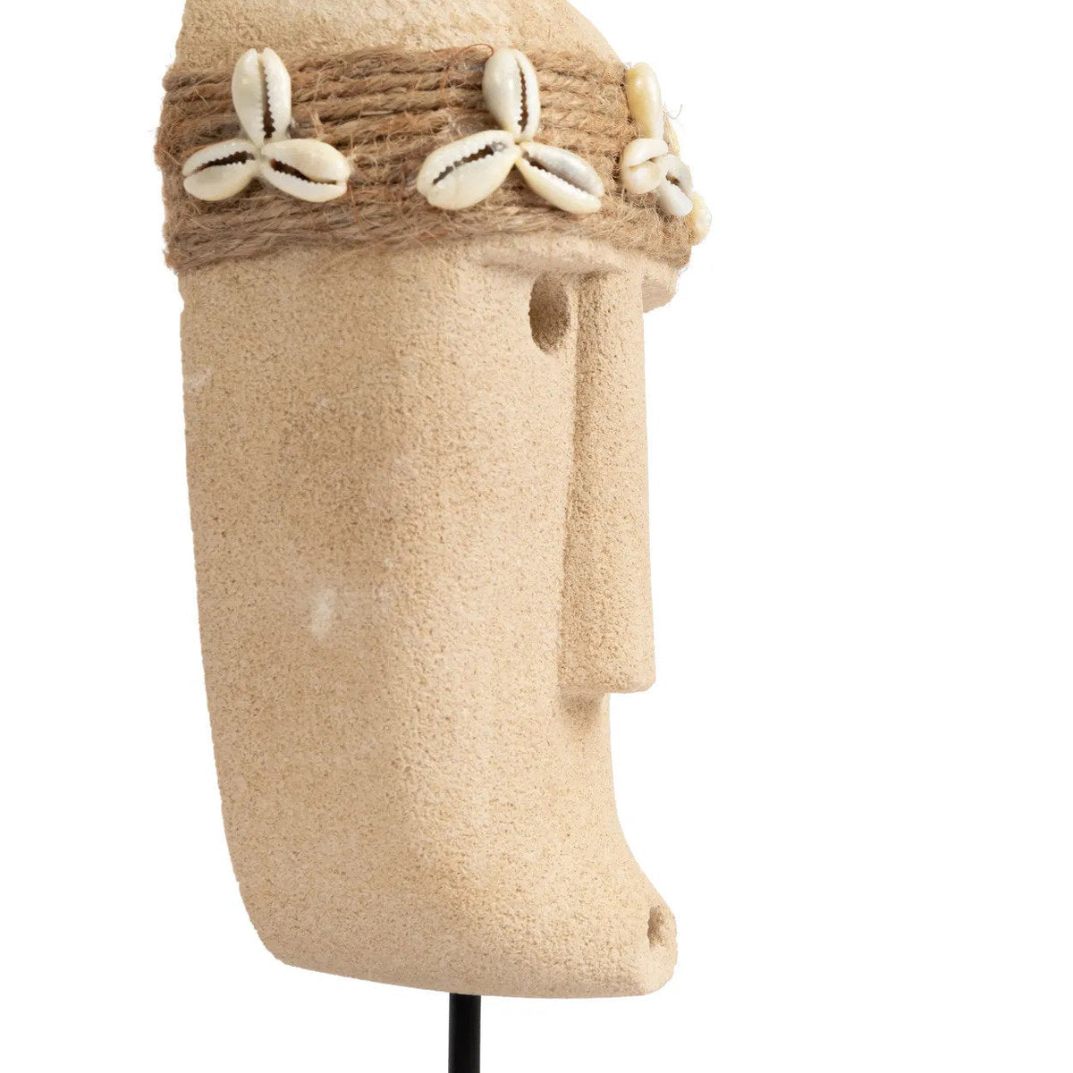 Bazar Bizar Zandstenen Sculptuur Sumba Naturel 6 x 5 x 19 cm