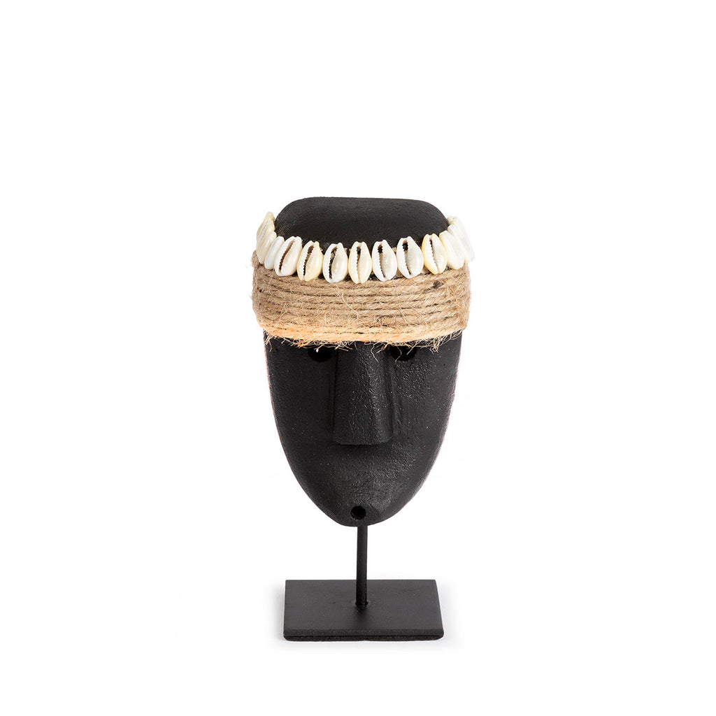 Bazar Bizar Zandstenen Sculptuur Sumba Zwart 7 x 5 x 16 cm