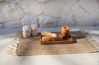 Bazar Bizar Salière et poivrière En Grès Naturelle Sumba Naturel 4 x 5 x 7 cm - Set van 2
