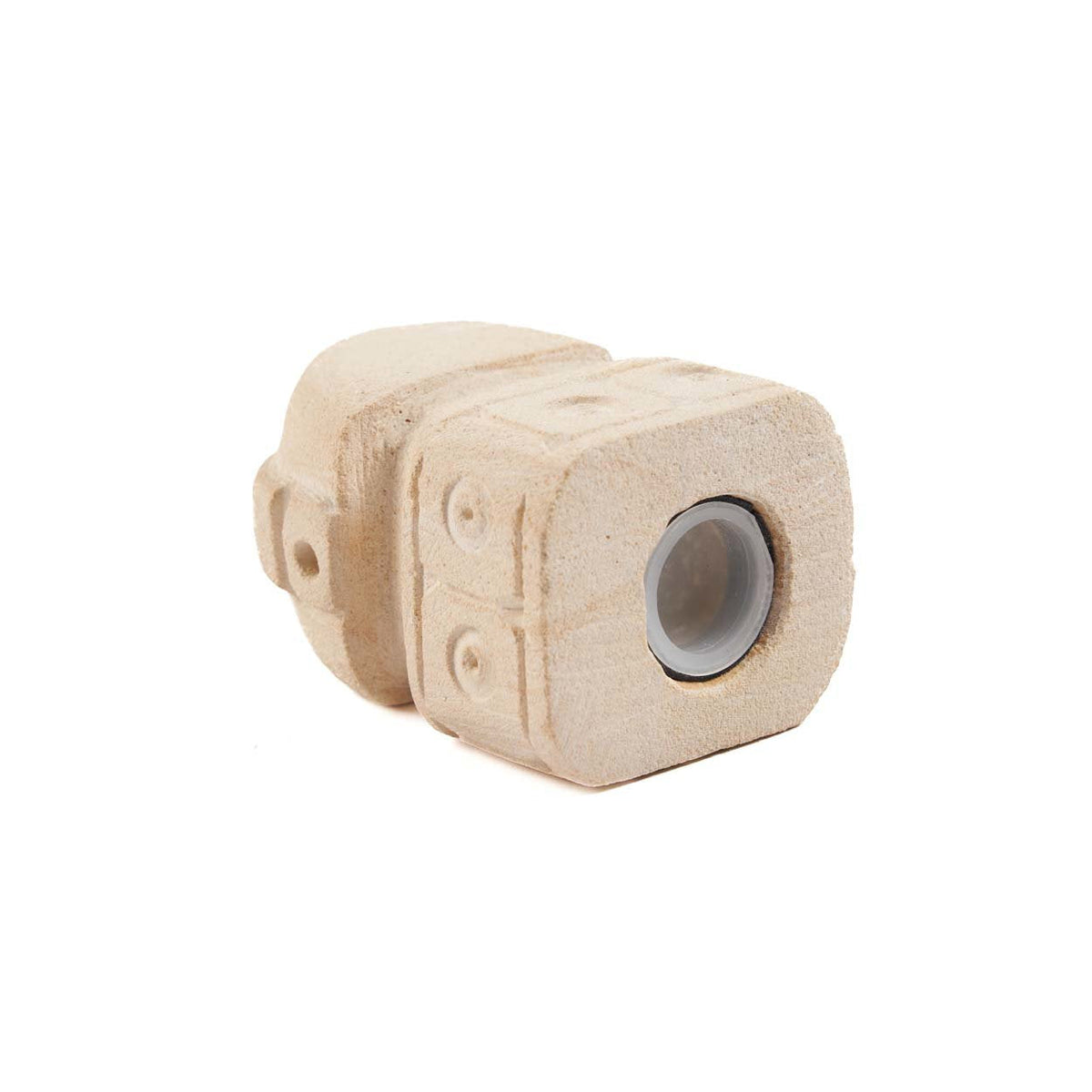 Bazar Bizar Zandstenen Peper- en zoutstel Sumba Naturel 4 x 5 x 7 cm - Set van 2