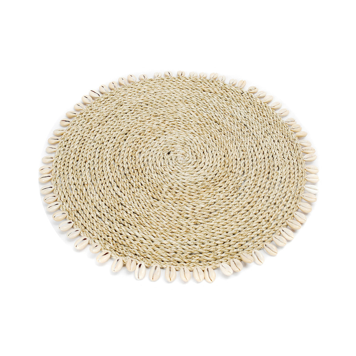 Bazar Bizar Zeegras Placemat Shell Naturel Ø38 cm