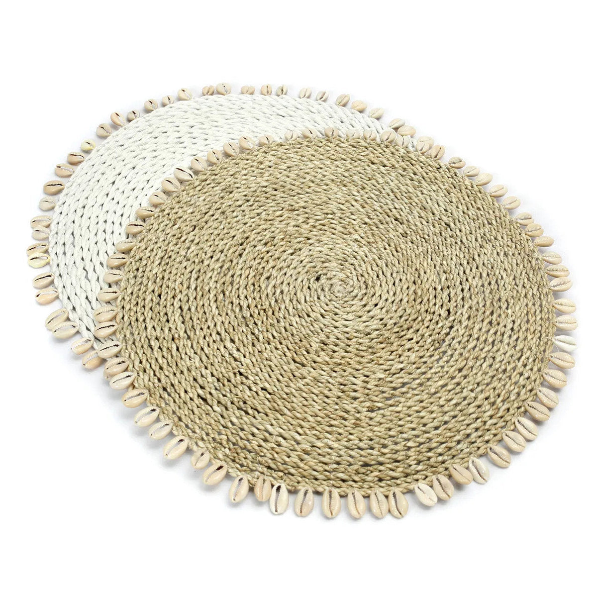 Bazar Bizar Zeegras Placemat Shell Naturel Ø38 cm