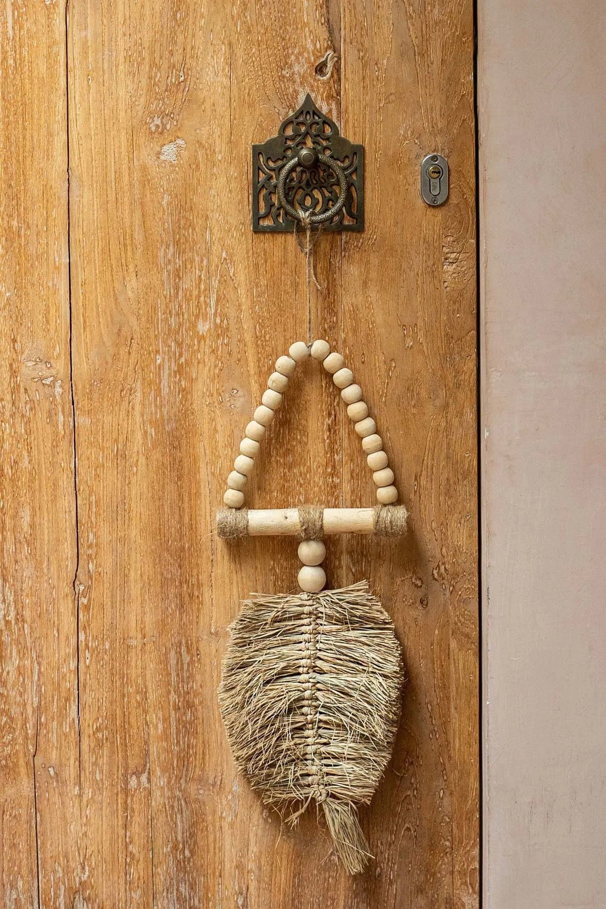Bazar Bizar Houten Wanddecoratie Triangle Zwart/Bruin 60 x 2 cm