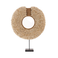 Bazar Bizar Schelp Sculptuur Réunion Shell On Stand Naturel 40 x 10 x 48 cm