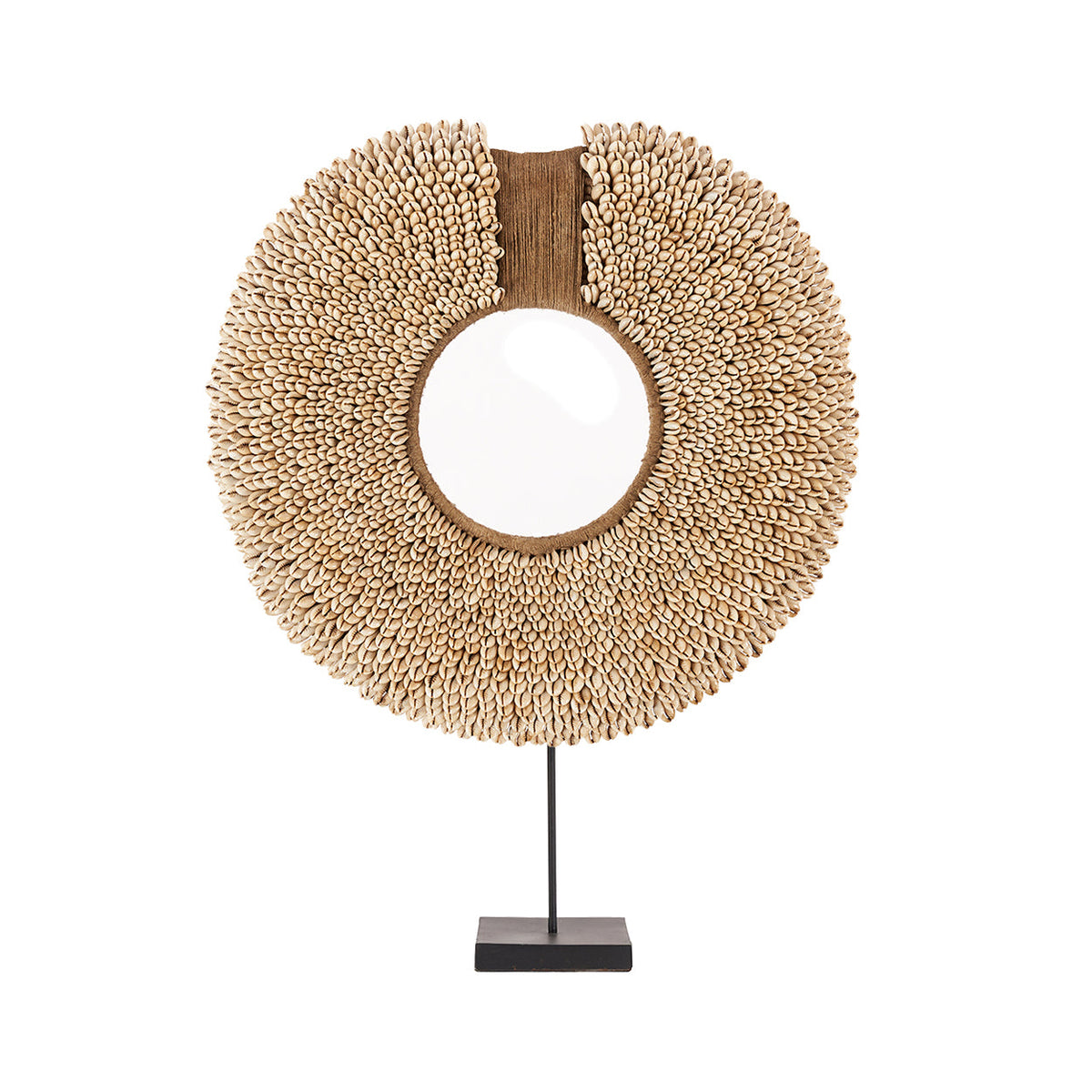 Bazar Bizar Schelp Sculptuur Réunion Shell On Stand Naturel 40 x 10 x 48 cm