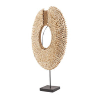 Bazar Bizar Schelp Sculptuur Réunion Shell On Stand Naturel 40 x 10 x 48 cm