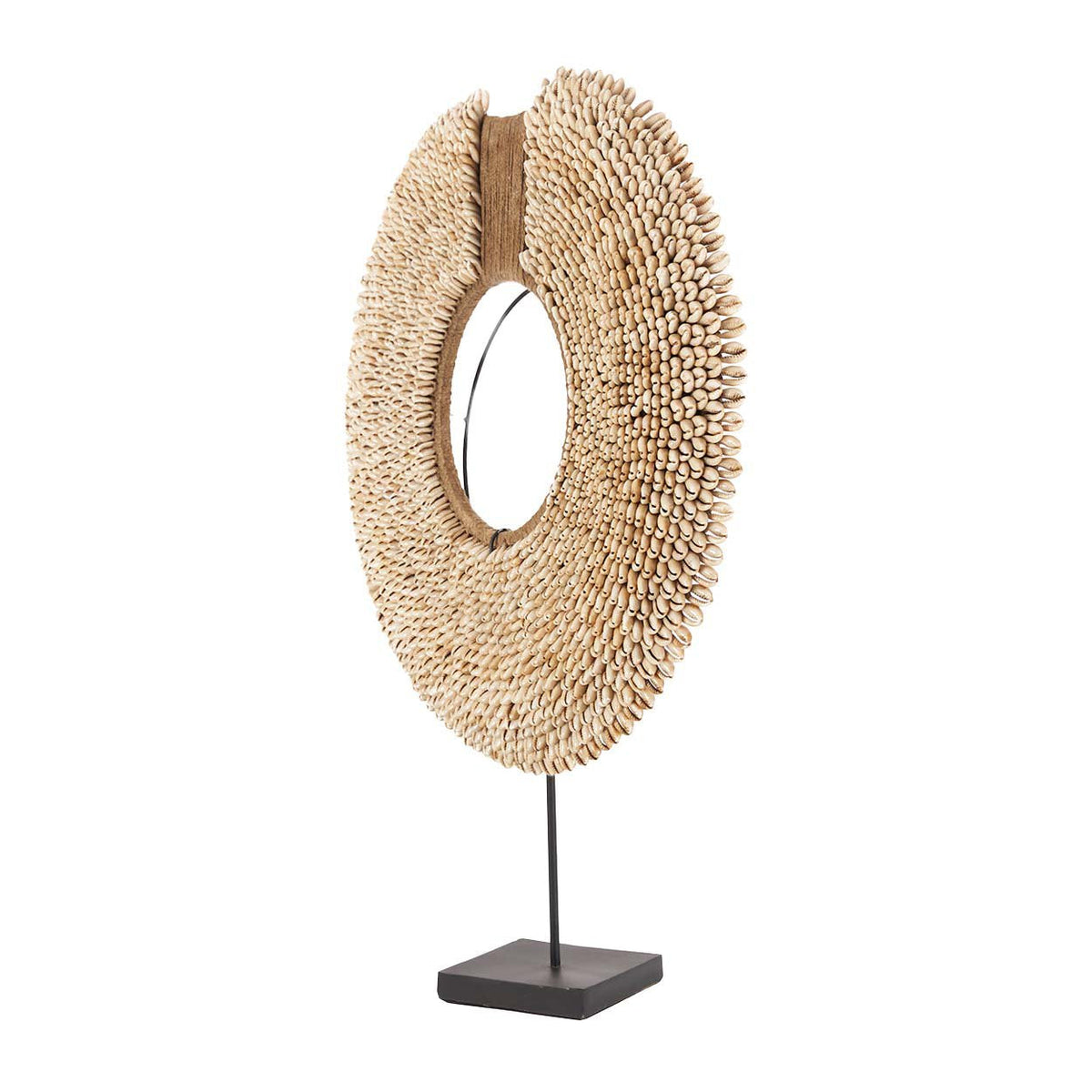 Bazar Bizar Schelp Sculptuur Réunion Shell On Stand Naturel 40 x 10 x 48 cm