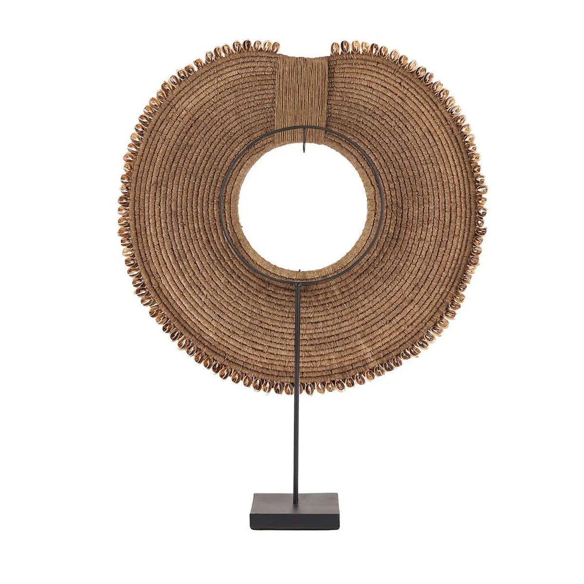 Bazar Bizar Schelp Sculptuur Réunion Shell On Stand Naturel 40 x 10 x 48 cm