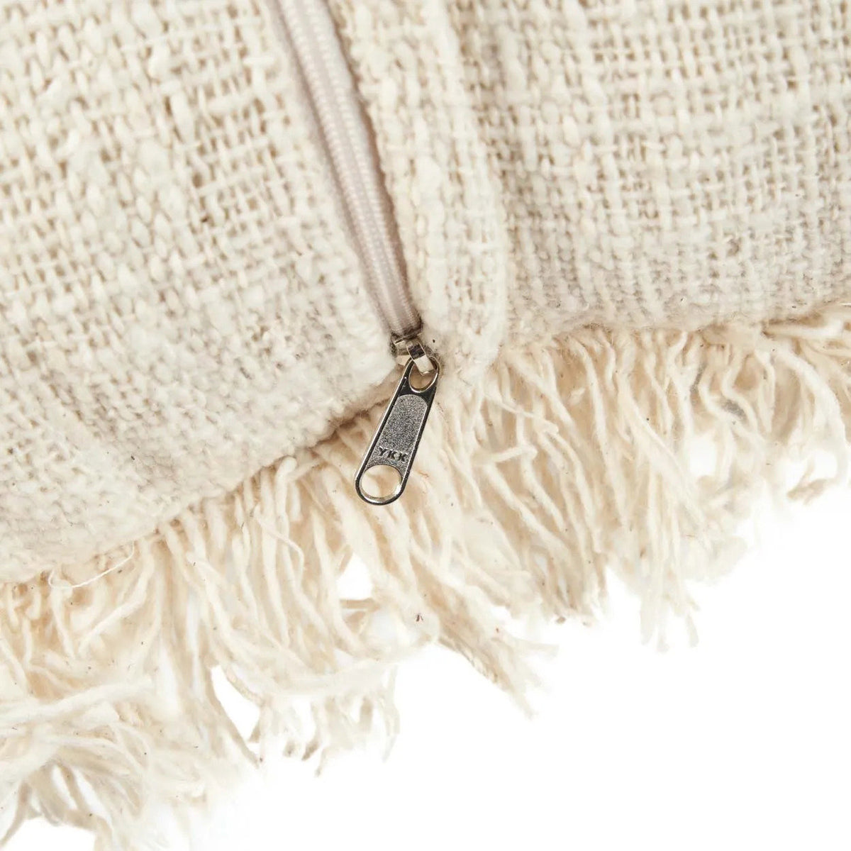 Bazar Bizar Housse de coussin En Coton Tribal Naturel/Noir 50 x 50 cm