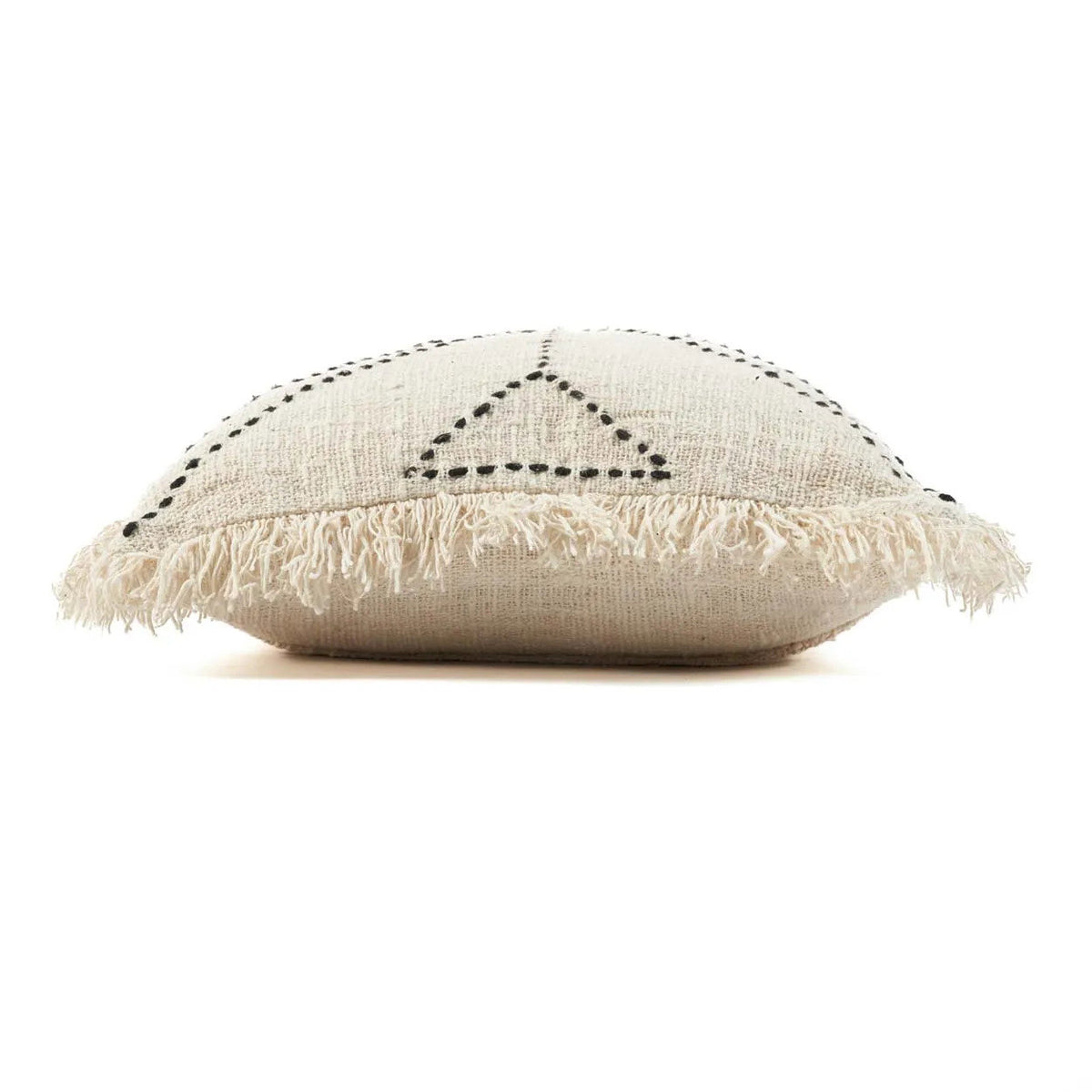 Bazar Bizar Housse de coussin En Coton Tribal Naturel/Noir 50 x 50 cm