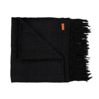 Bazar Bizar Plaid En Coton Gypsy Noir 260 x 122 cm