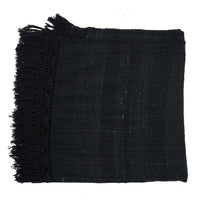 Bazar Bizar Plaid En Coton Gypsy Noir 260 x 122 cm