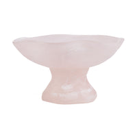 Bazar Bizar Plat de service En Résine Organic Fruit Stand Rose/Blanc Ø27 x H15 cm