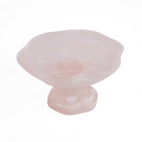 Bazar Bizar Plat de service En Résine Organic Fruit Stand Rose/Blanc Ø27 x H15 cm