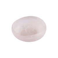 Bazar Bizar Kunsthars Schaal Organic Bowl Roze/Wit 16 x 14 x 4 cm