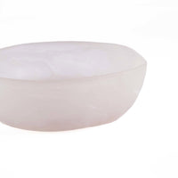 Bazar Bizar Kunsthars Schaal Organic Bowl Roze/Wit Ø25 x H10 cm
