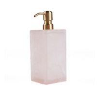 Bazar Bizar Kunsthars Zeepdispenser Roze/Wit 8 x 8 x 21 cm