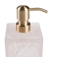 Bazar Bizar Kunsthars Zeepdispenser Roze/Wit 8 x 8 x 21 cm
