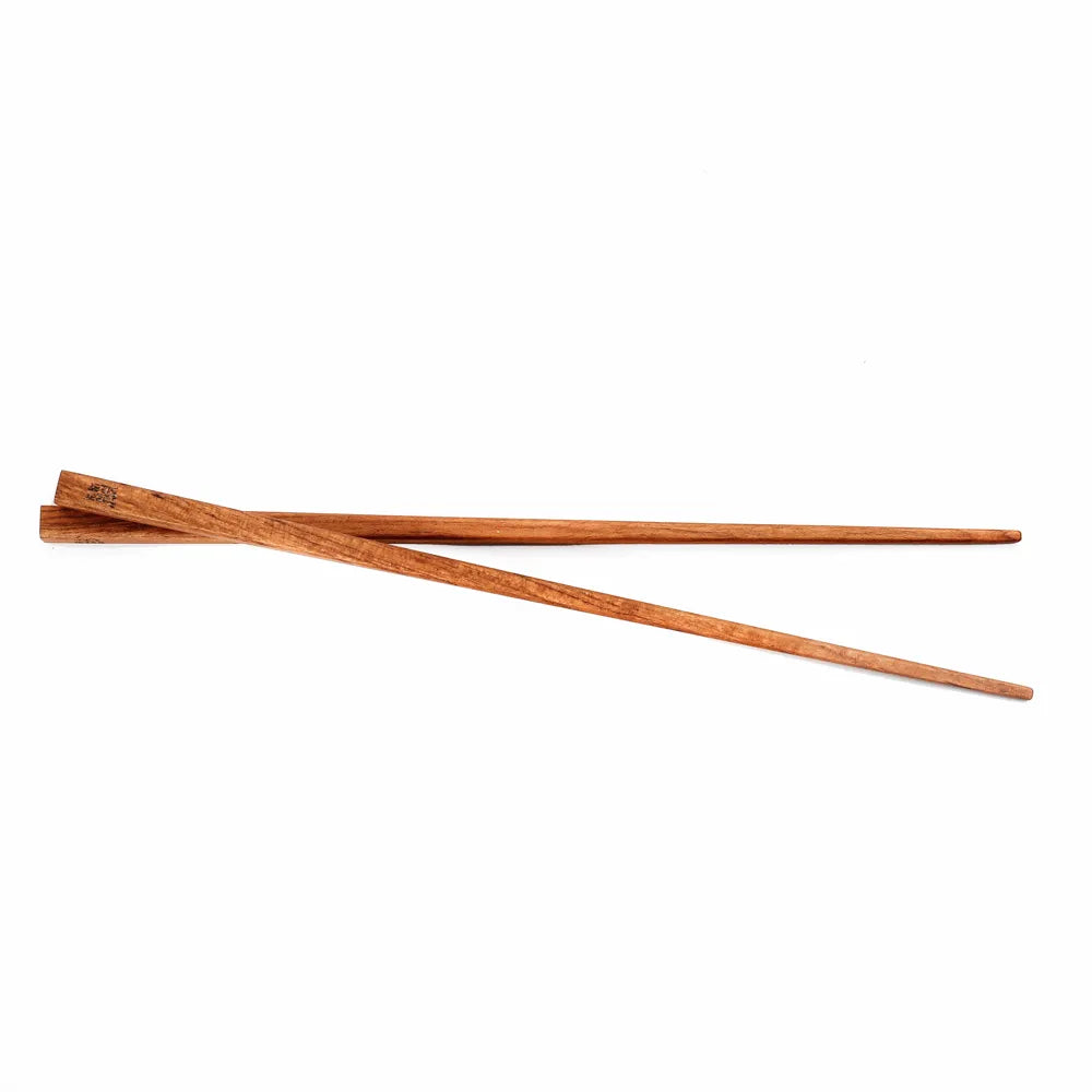 Bazar Bizar Teakhouten Eetstokjes Teak Root Naturel L23 cm