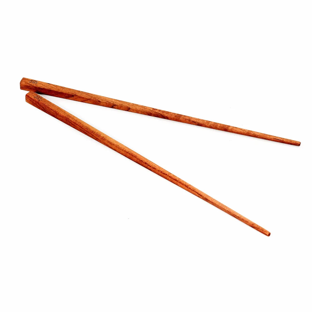 Bazar Bizar Teakhouten Eetstokjes Teak Root Naturel L23 cm