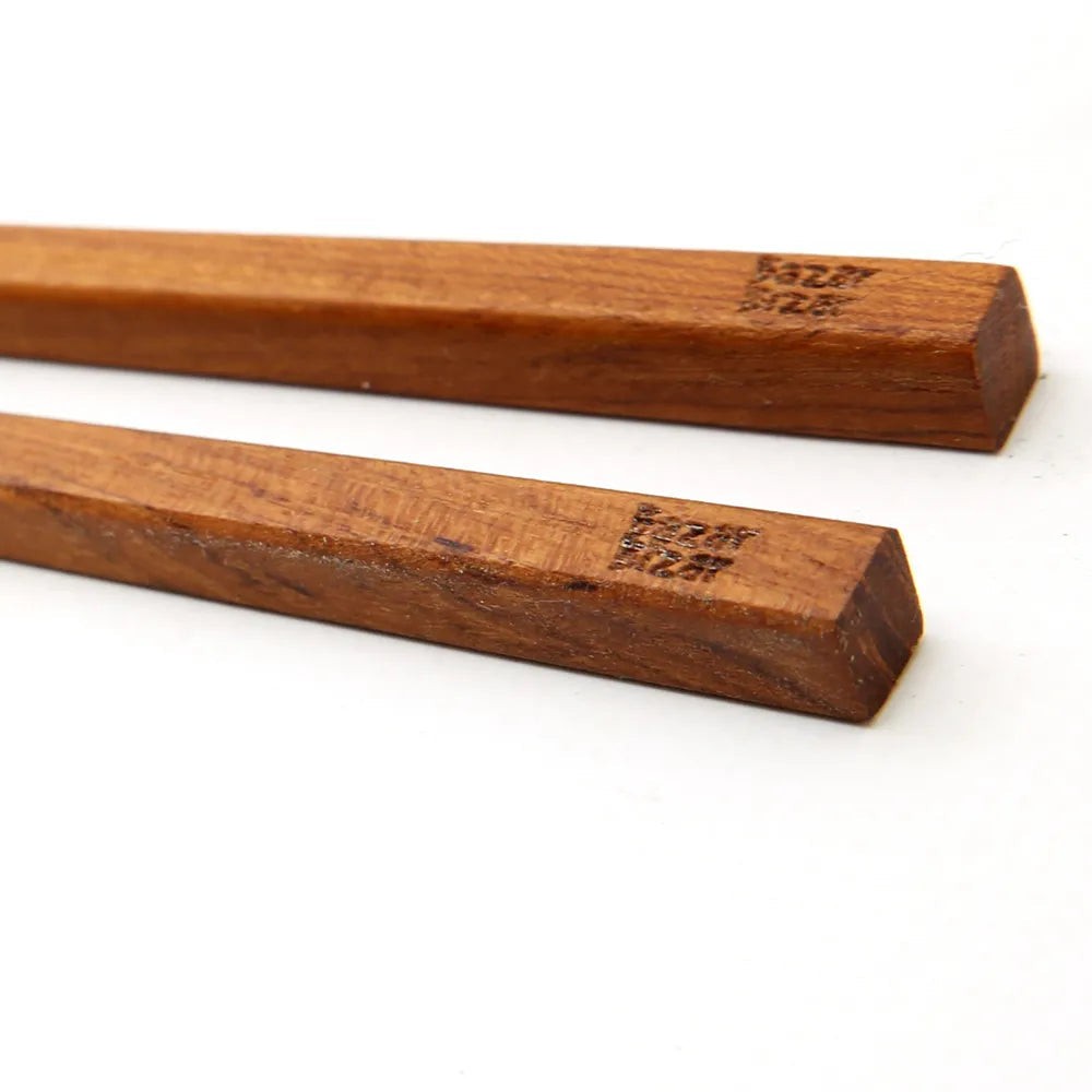 Bazar Bizar Teakhouten Eetstokjes Teak Root Naturel L23 cm