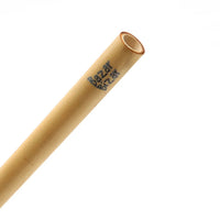 Bazar Bizar Bamboe Rietje met Reinigingsborstel Naturel L20 cm - 10 stuks