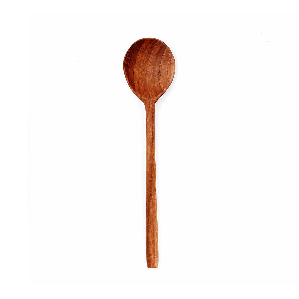 Bazar Bizar Teakhouten Roerlepel Teak Root Naturel L19 cm