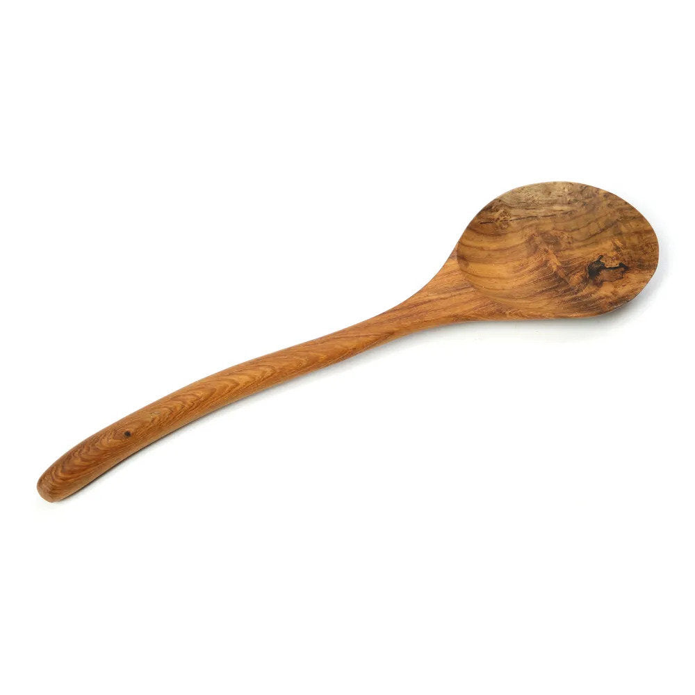 Bazar Bizar Teakhouten Roerlepel Teak Root Naturel L30 cm