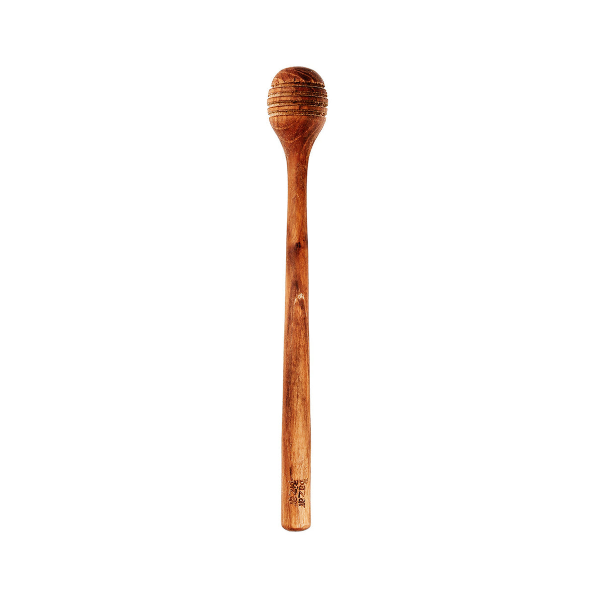 Bazar Bizar Teakhouten Honinglepel Teak Root Naturel L19 cm